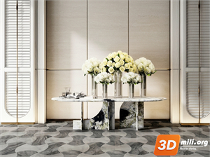 Lobby Decoration Skp Files 